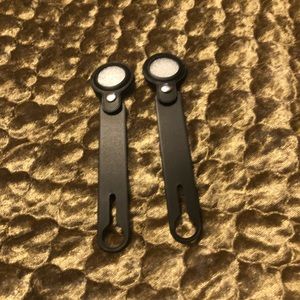 Leather air tag holder